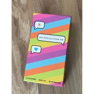 You Think You Know Me Card Game